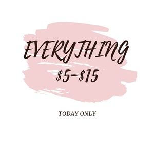 TODAY ONLY | EVERYTHING IN MY CLOSET $5-$15 🎉